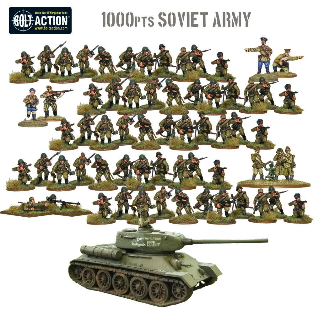 Bolt Action Starter Army - Soviet Army-Warlord Games-Radaddel