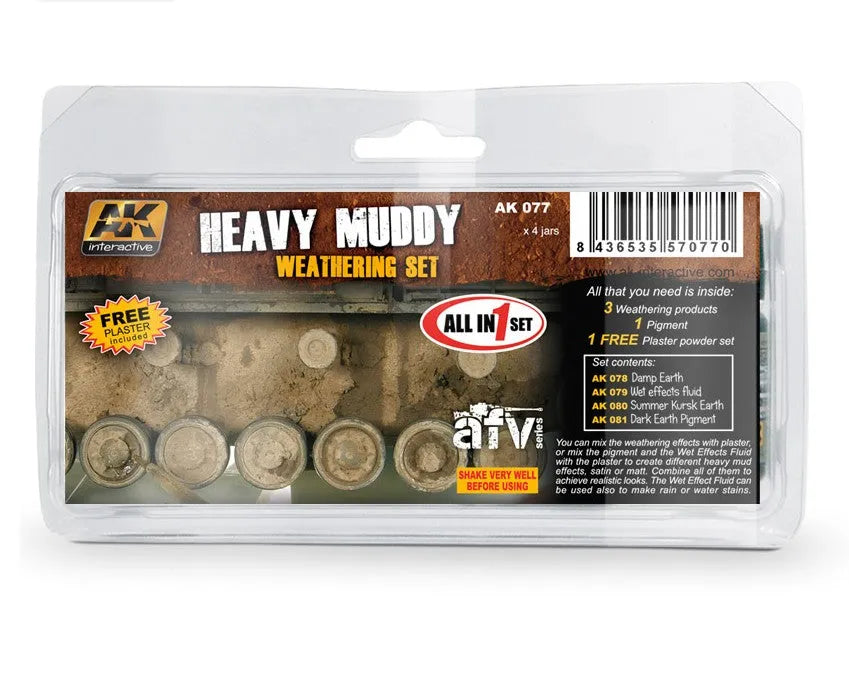 Heavy Muddy Weathering Set-AK-Interactive-Radaddel