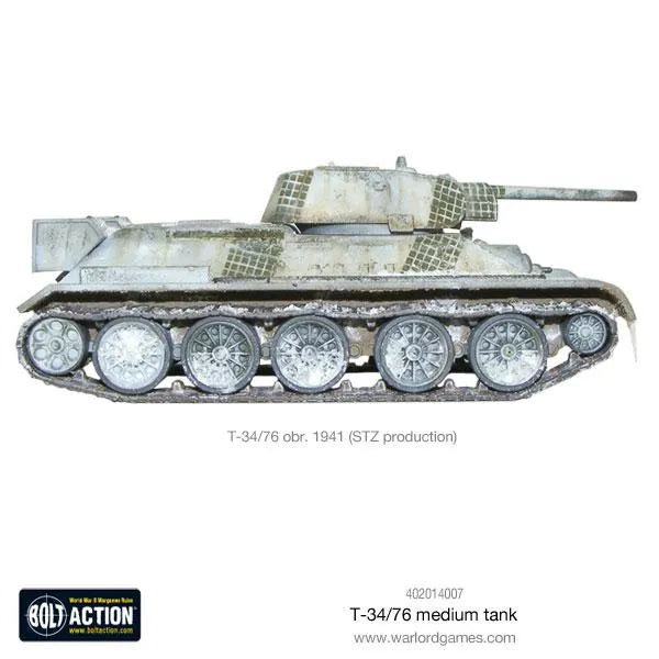 T34/76 Medium Tank-Warlord Games-Radaddel