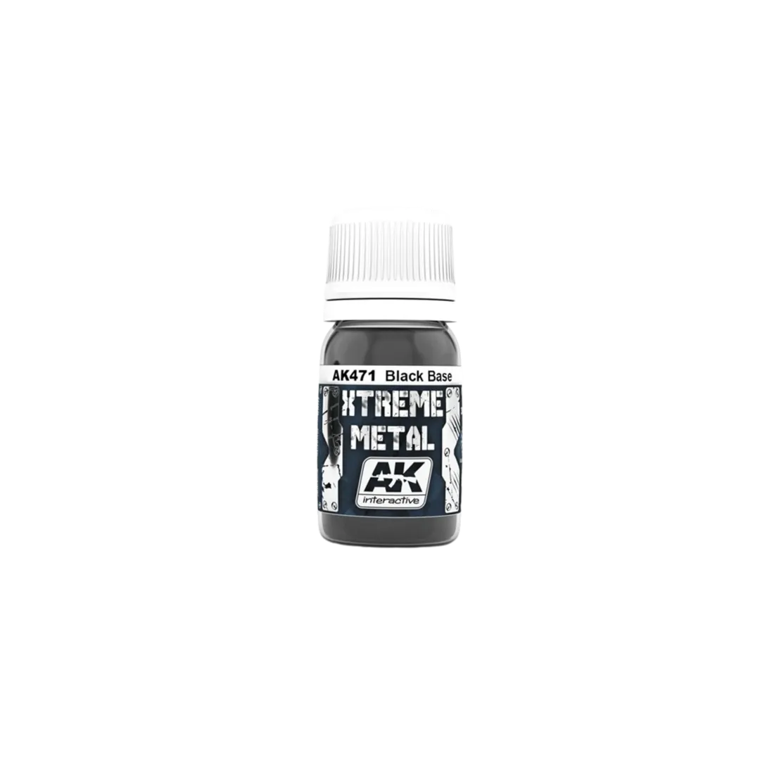 Xtreme Metal Black Base-AK-Interactive-Radaddel