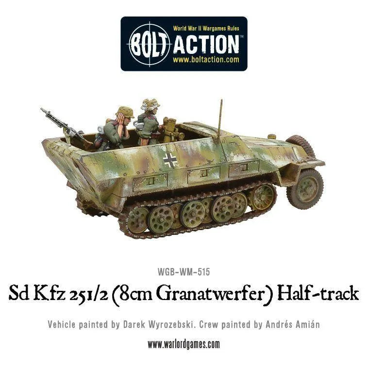 Sd.Kfz 251/2 Ausf D (8cm Granatwerfer) Half Track-Warlord Games-Radaddel