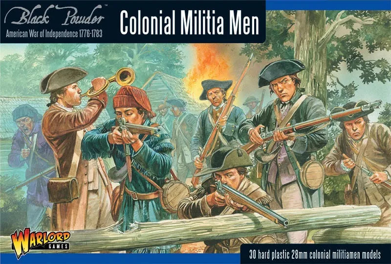 Colonial Militia Men (Plastic Box)-Warlord Games-Radaddel