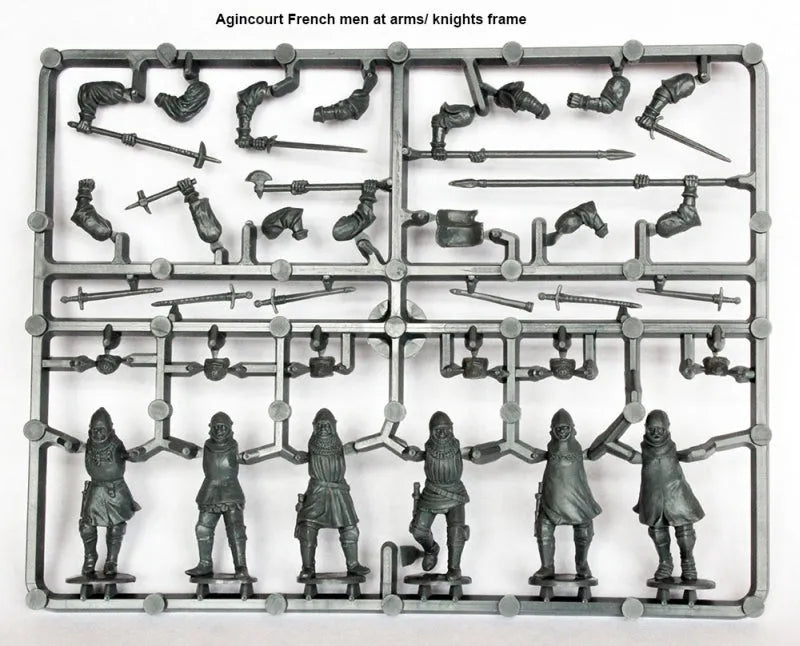 Agincourt French Infantry 1415-1429-Perry Miniatures-Radaddel