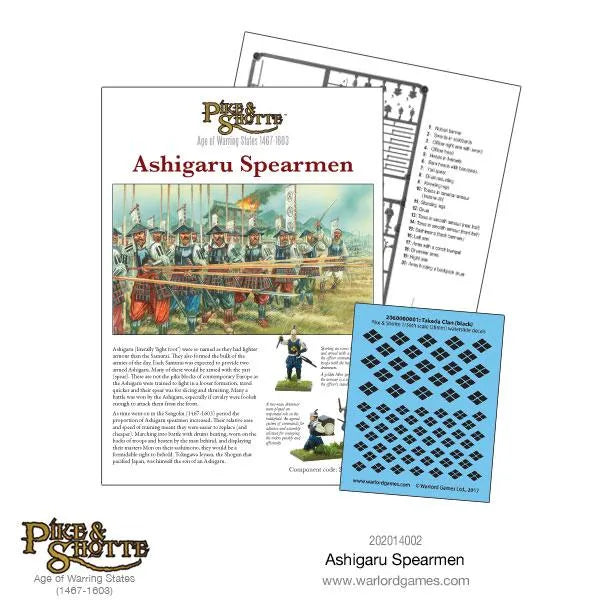 Ashigaru Spearmen-Warlord Games-Radaddel
