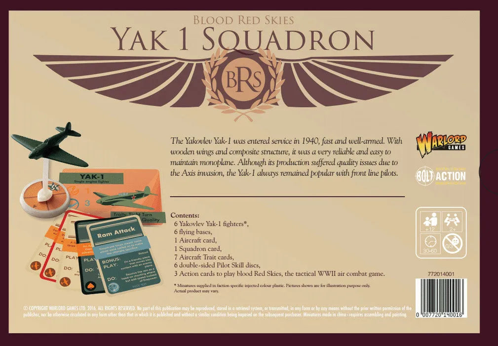 Soviet Yakovlev Yak-1 Squadron-Warlord Games-Radaddel