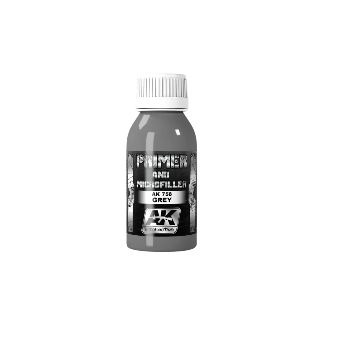 Grey Primer and Microfiller 100 ml-AK-Interactive-Radaddel
