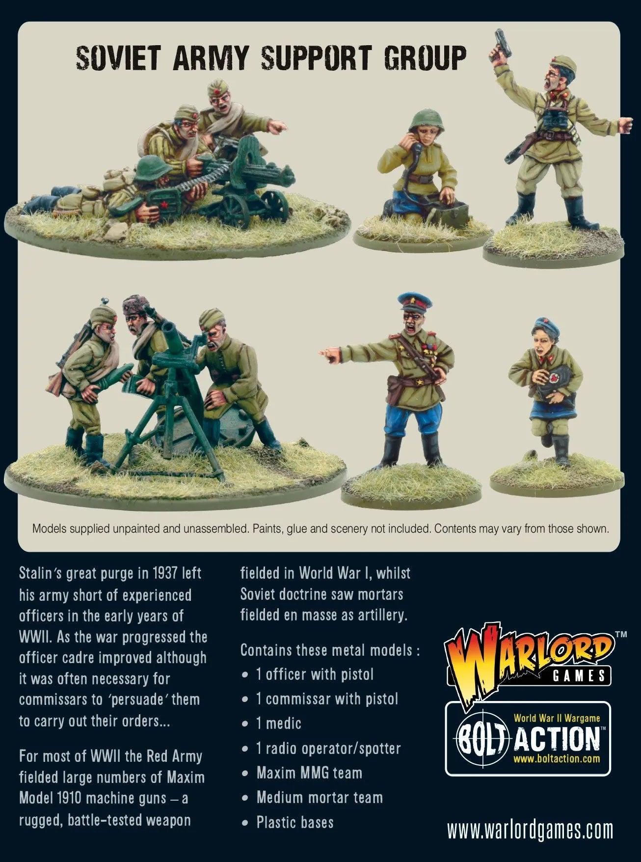 Soviet Army Support Group-Warlord Games-Radaddel