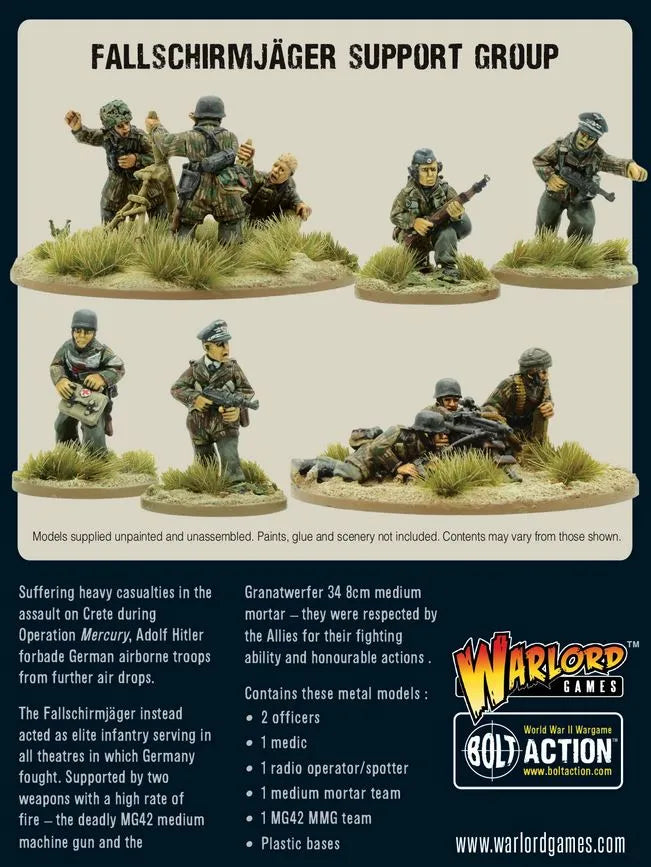Fallschirmjäger Support Group-Warlord Games-Radaddel