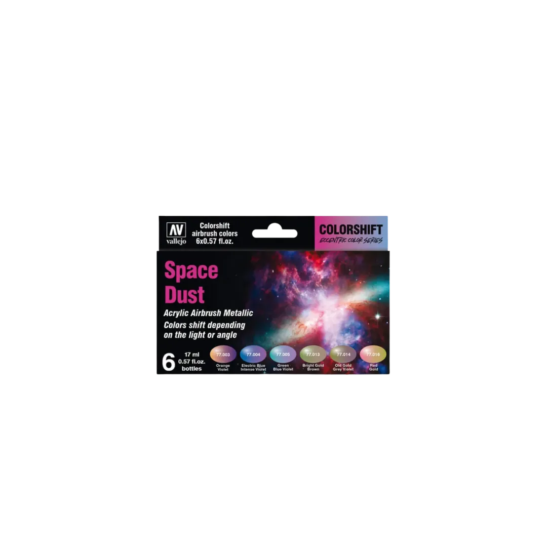 Vallejo Colorshift Space Dust Set (77091) - 6 Farben-Vallejo-Radaddel