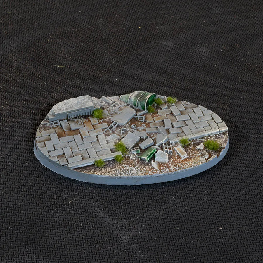 Ovale Urban Warfare Bases 90mm (x2)-Gamers Grass-Radaddel