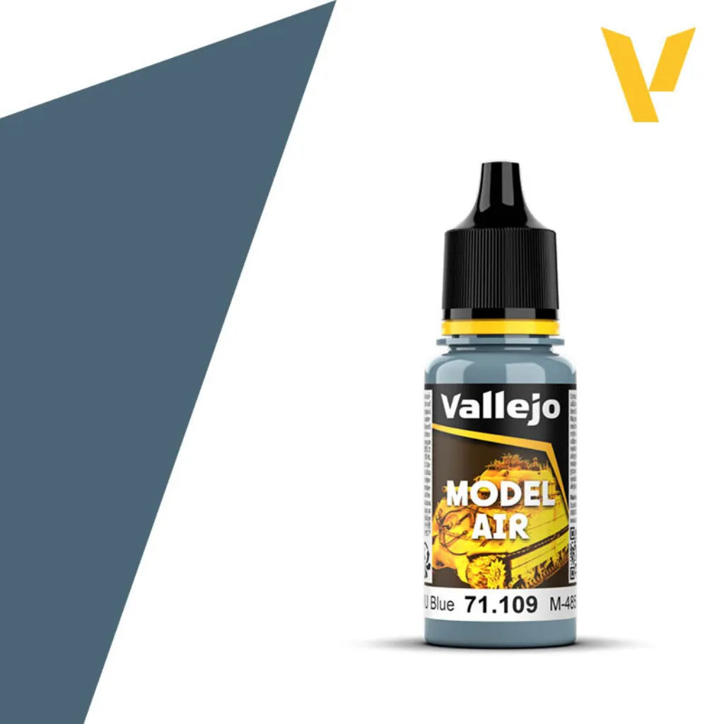 Model Air 109 Faded P.R.U Blue-Vallejo-Radaddel