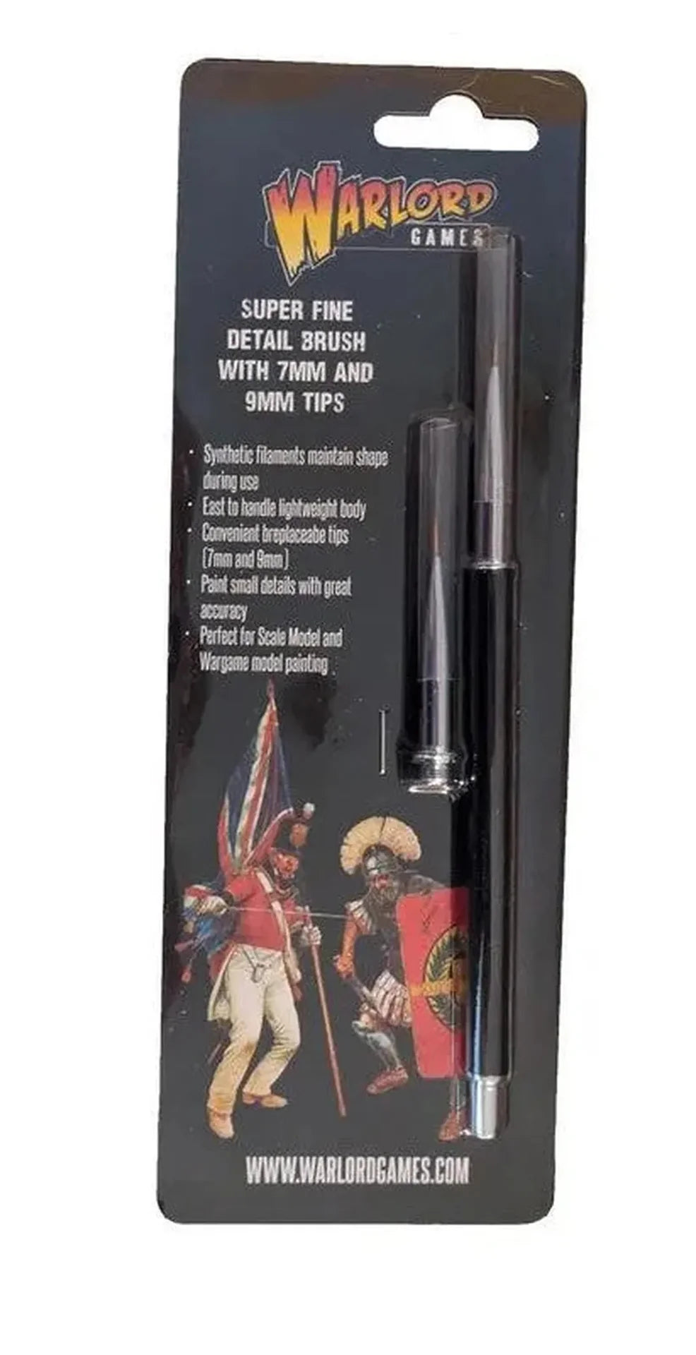 Super Fine Detail Brush 7mm & 9mm Tips-Warlord Games-Radaddel