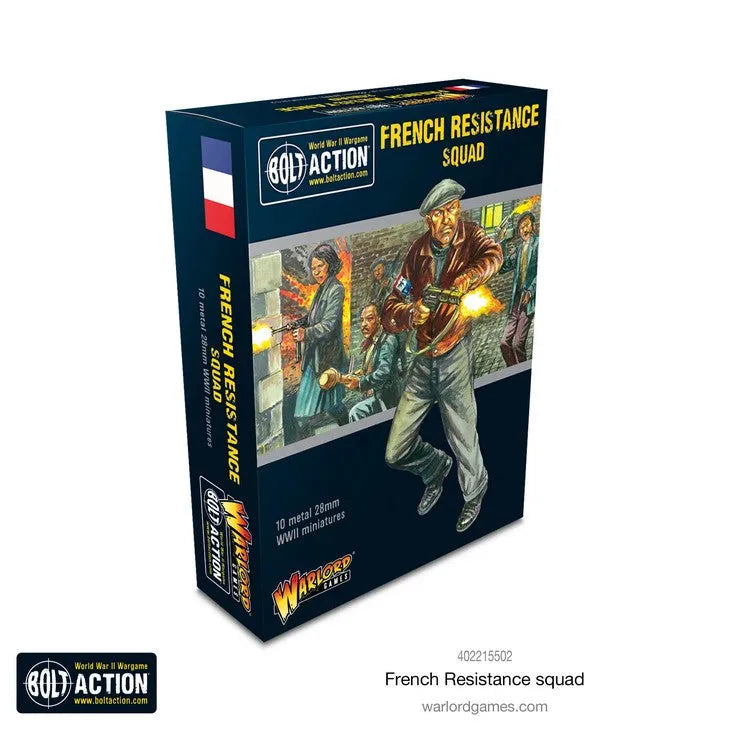 French Resistance Squad-Warlord Games-Radaddel
