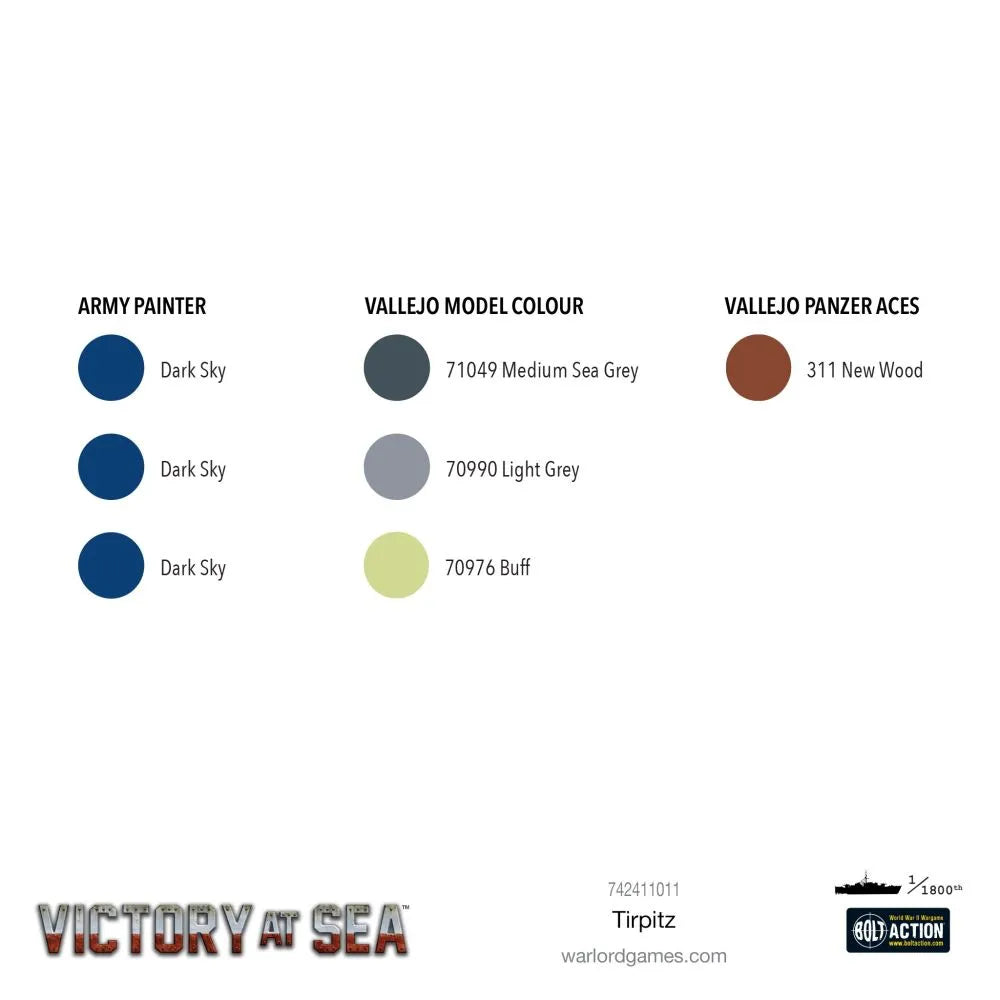 Victory at Sea Tirpitz-Warlord Games-Radaddel