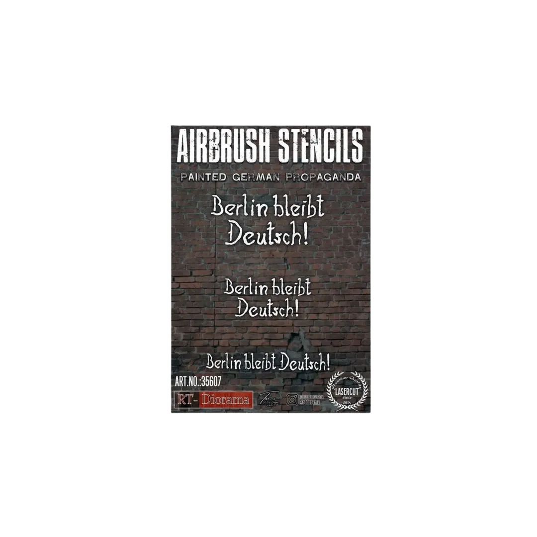 Stencil: German Propaganda 1/35-AK-Interactive-Radaddel