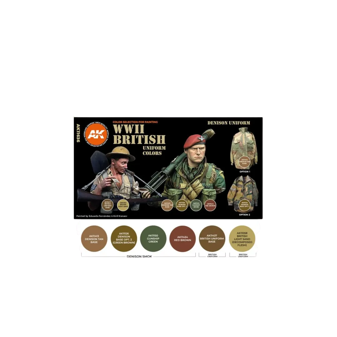 WWII British Uniform Colors-AK-Interactive-Radaddel