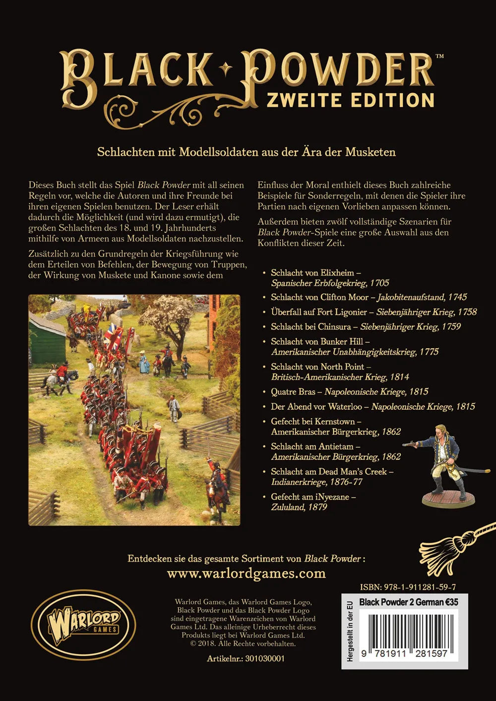 Black Powder Regelbuch: Zweite Edition (deutsch)-Warlord Games-Radaddel
