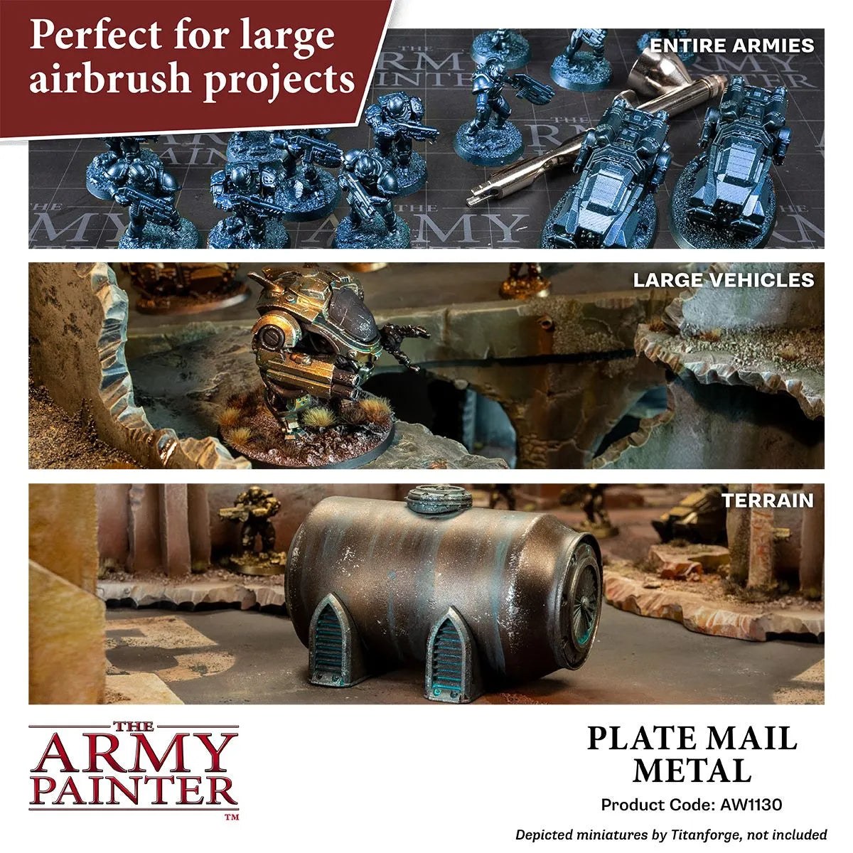 Air Warpaint Plate Mail Metal (124)-The Army Painter-Radaddel