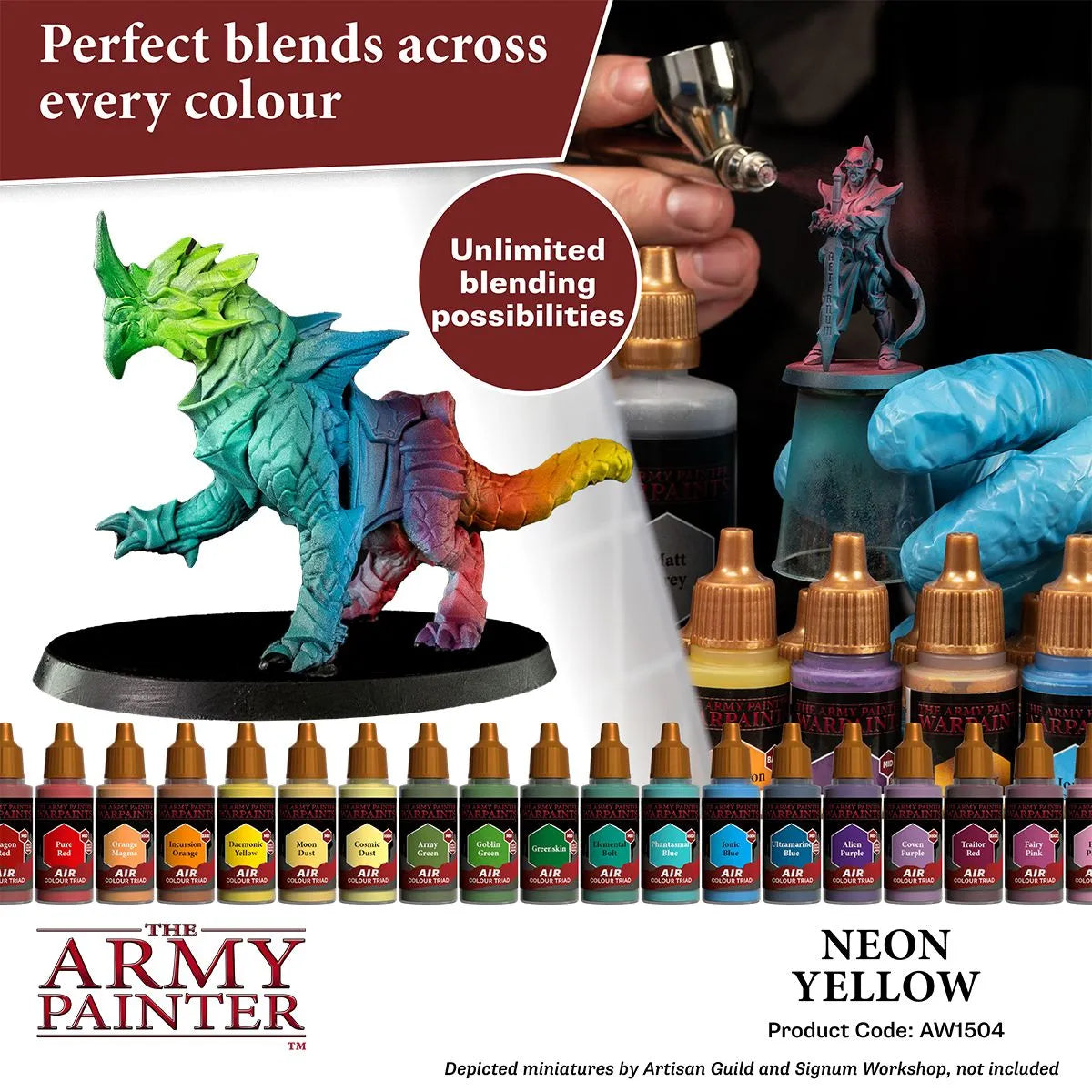 Air Warpaint Neon Yellow (94)-The Army Painter-Radaddel