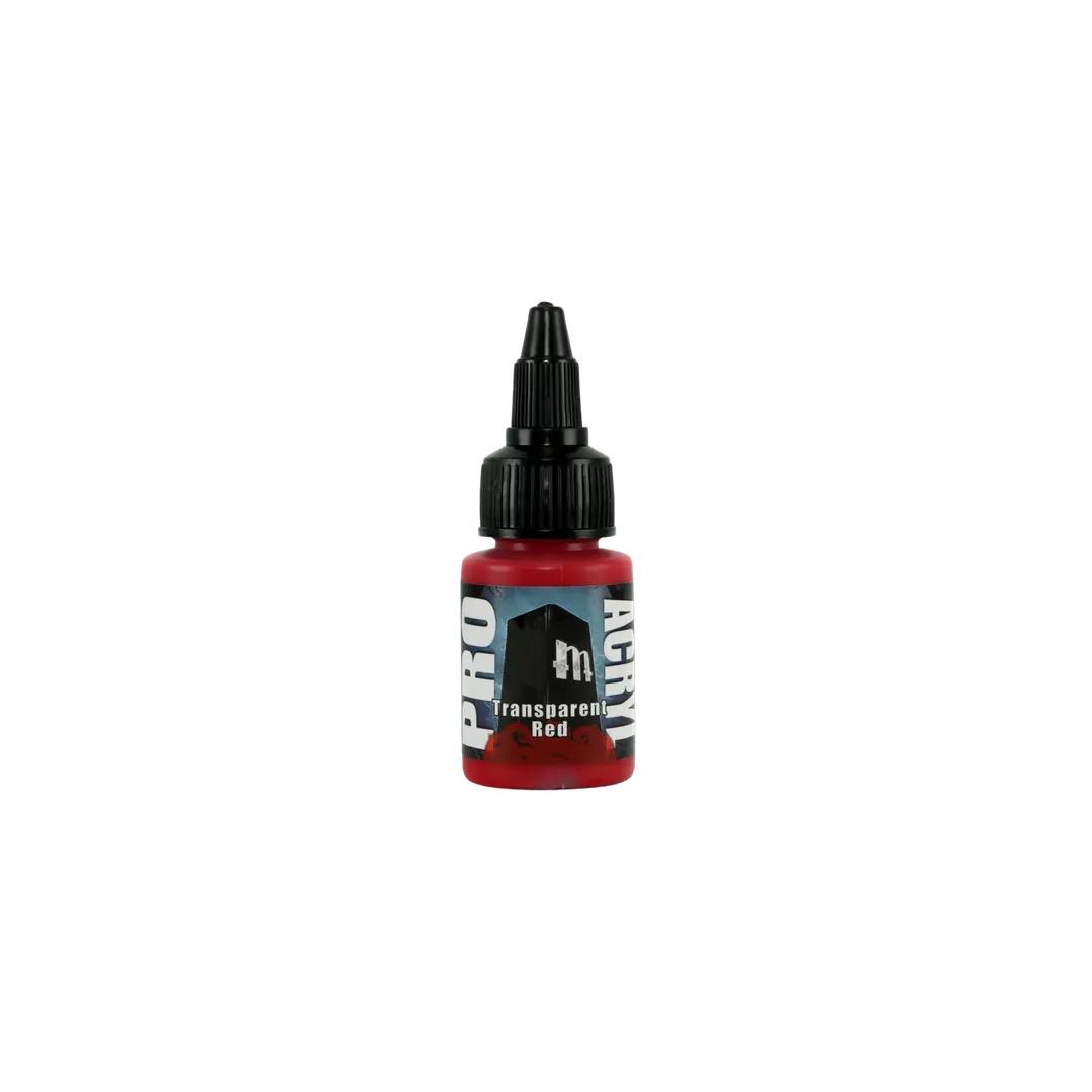 Pro Acryl Transparent Red (22ml)-Monument Hobbies-Radaddel