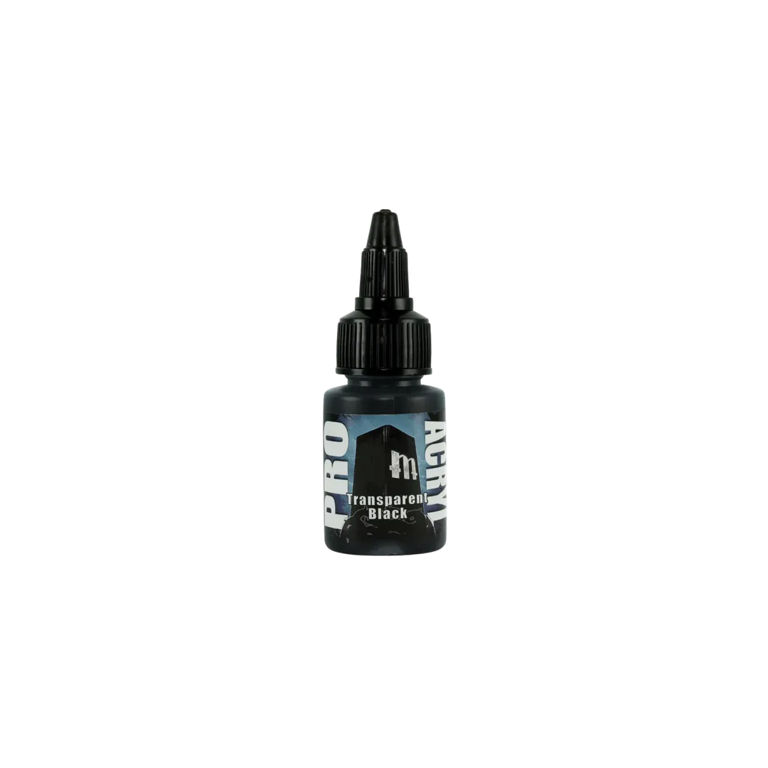 Pro Acryl Transparent Black (22ml)-Monument Hobbies-Radaddel