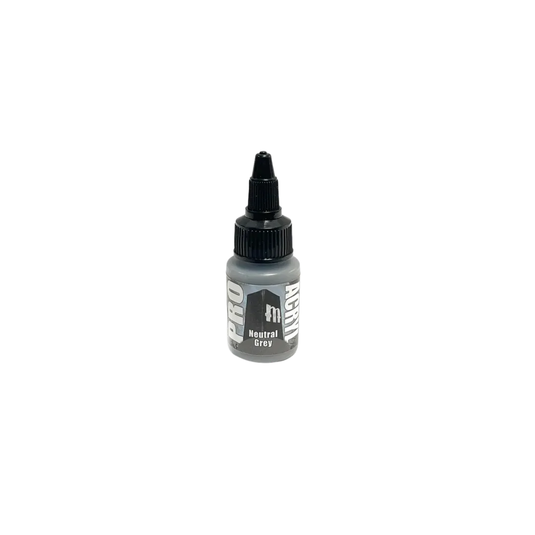 Pro Acryl Neutral Grey (22ml)-Monument Hobbies-Radaddel
