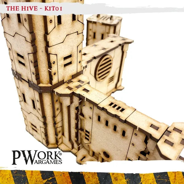 MDF Terrain The Hive 01-PWork Wargames-Radaddel