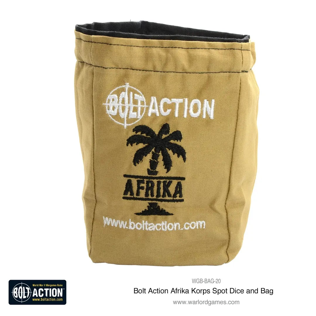Bolt Action Afrika Korps Dice Bag-Warlord Games-Radaddel