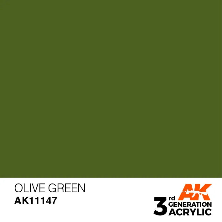 AK 3GEN Olive Green 17ml-AK-Interactive-Radaddel