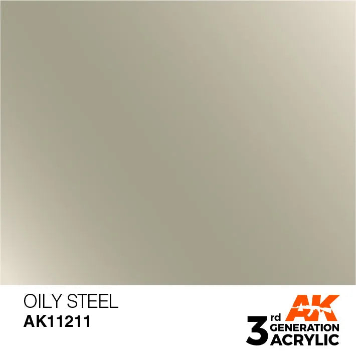 AK 3GEN Oily Steel 17ml-AK-Interactive-Radaddel