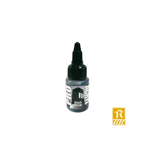 Pro Acryl Black Wash (22ml)-Monument Hobbies-Radaddel
