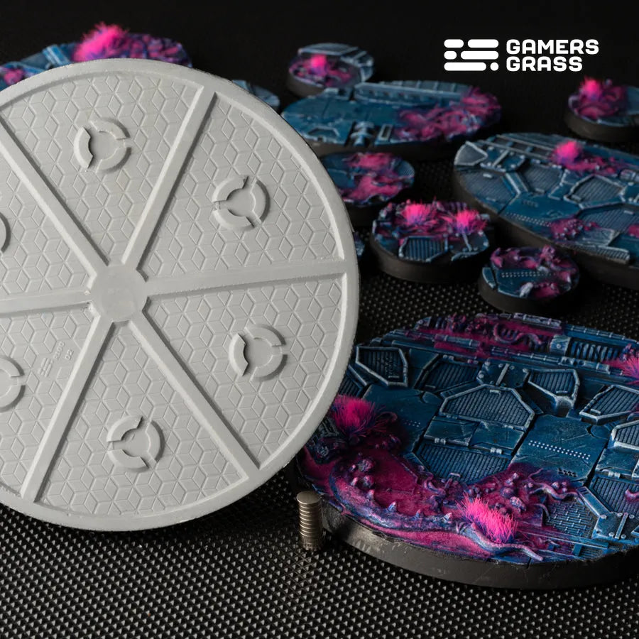 Alien Infestation Bases Round 100mm (x1)-Gamers Grass-Radaddel