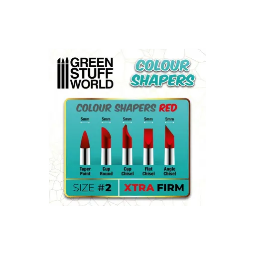 Modellierpinsel - Colour Shaper - Grösse 2 - EXTRA FIRME-Greenstuff World-Radaddel