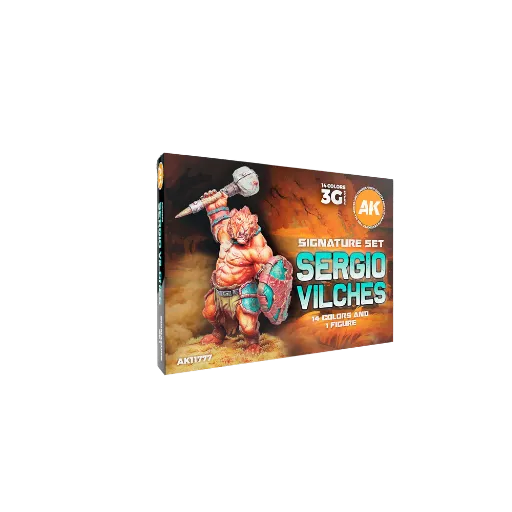 Signature Set Sergio Vilches Set (Miniatur Shimbarashe inklusive)-AK-Interactive-Radaddel