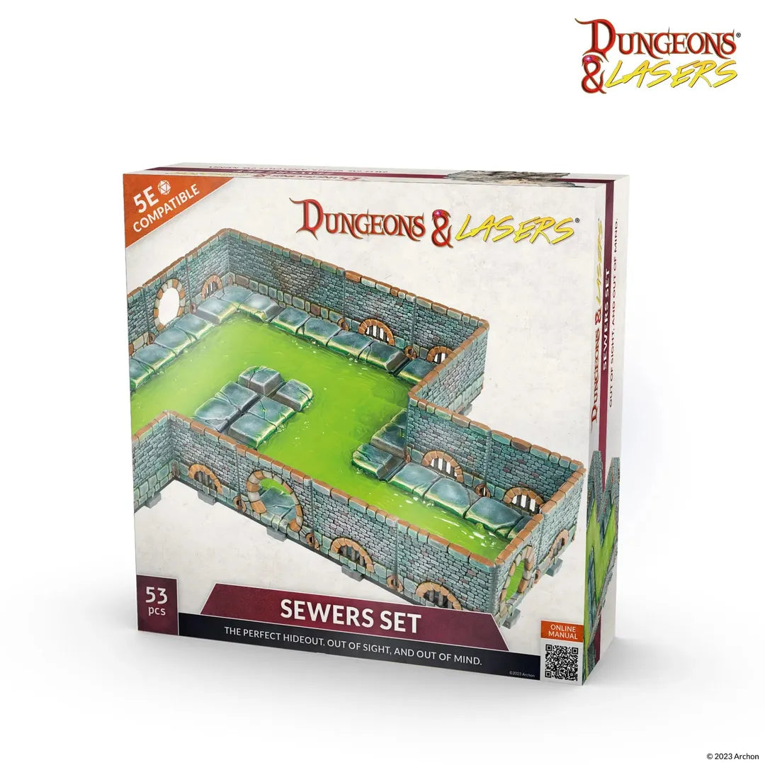Dungeons & Lasers: Sewers Set-Archon Studio-Radaddel