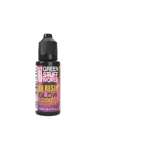 UV-Harz 17 ml ORANGE - Glow in the Dark-Greenstuff World-Radaddel