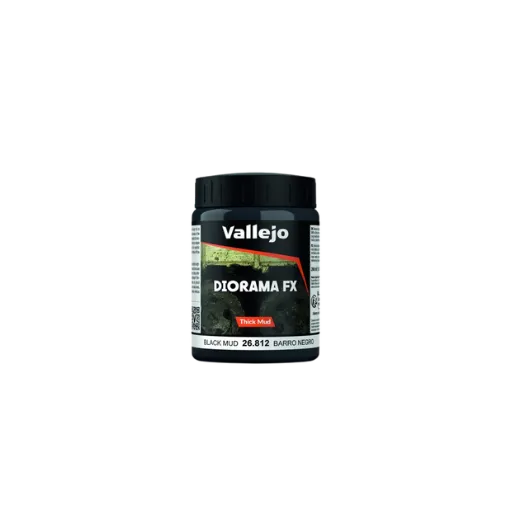 Vallejo Textur Black Thick Mud-Vallejo-Radaddel