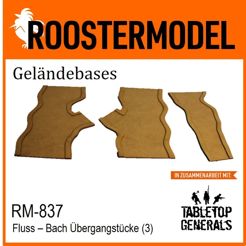 Übergangsstücke - Fluss zu Bach-Roostermodel-Radaddel