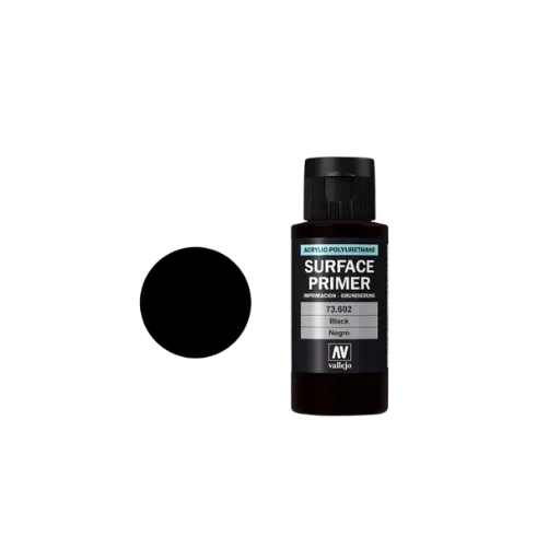 Surface Primer Black 60ml-Vallejo-Radaddel
