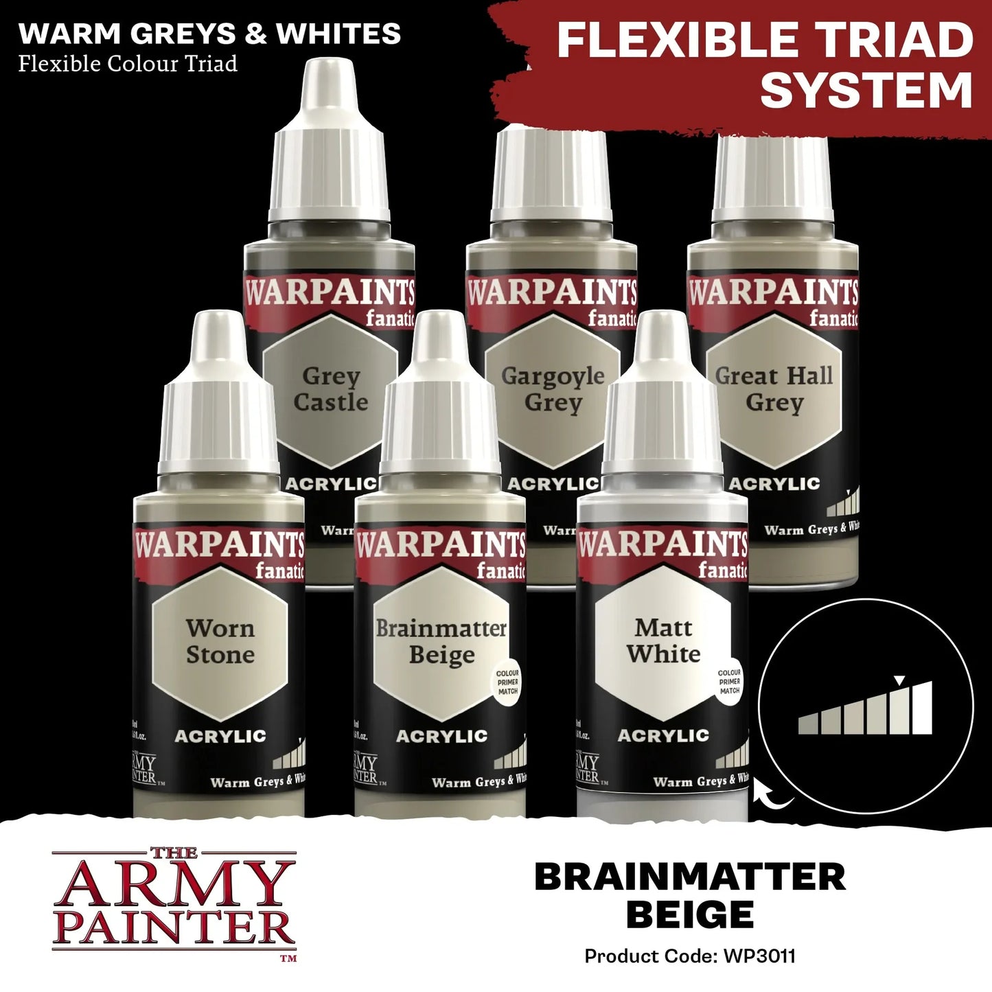 Brainmatter Beige Fanatic WP-The Army Painter-Radaddel