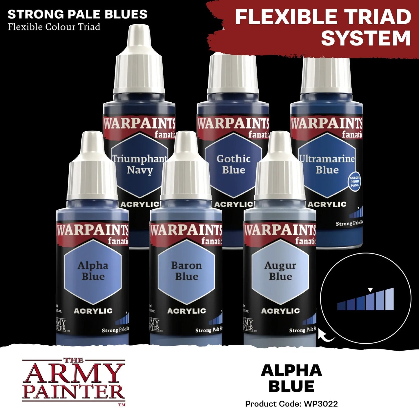 Alpha Blue Fanatic WP-The Army Painter-Radaddel