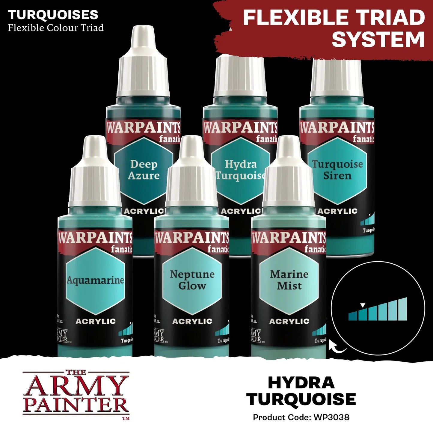 Hydra Turquoise Fanatic WP-The Army Painter-Radaddel