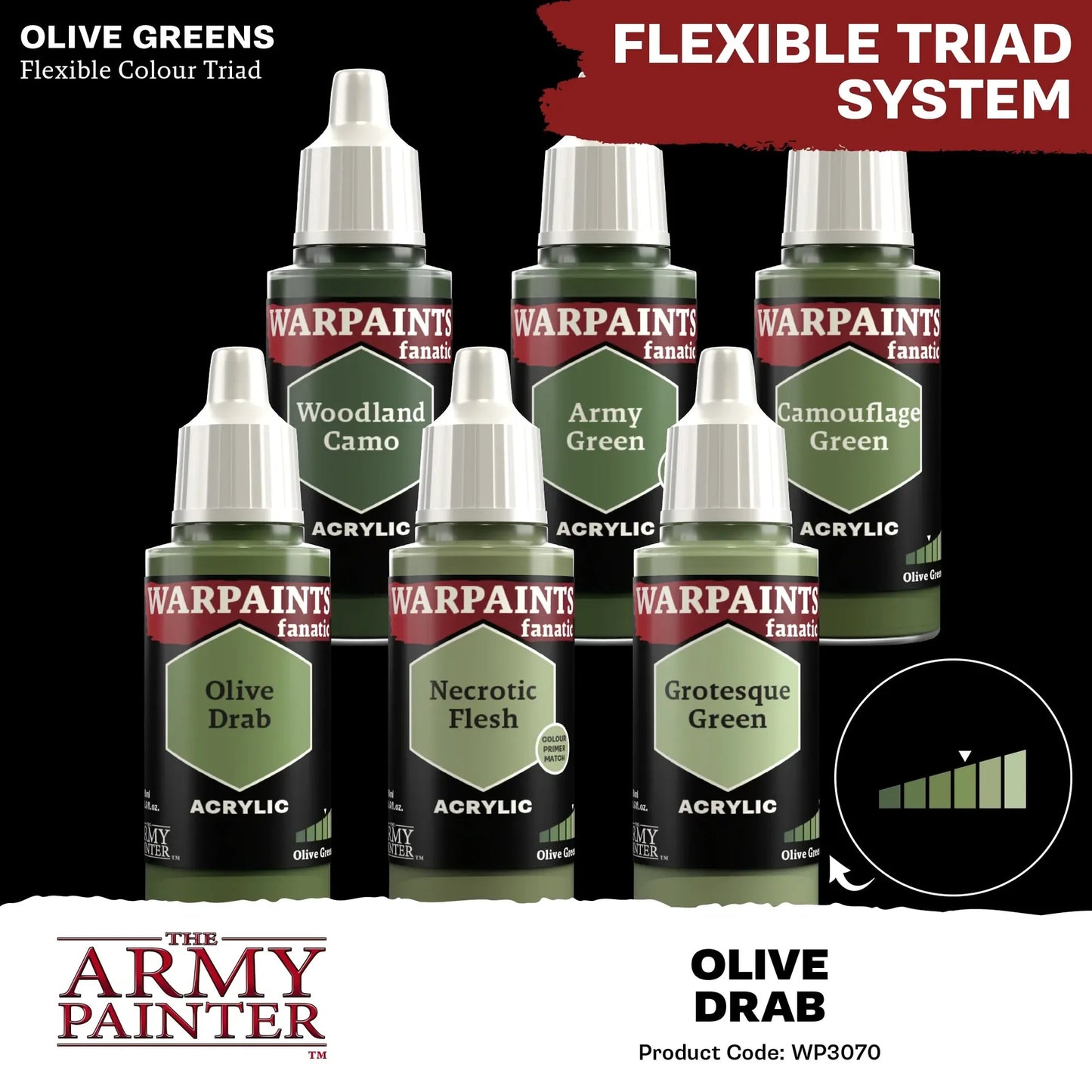 Olive Drab Fanatic WP-The Army Painter-Radaddel