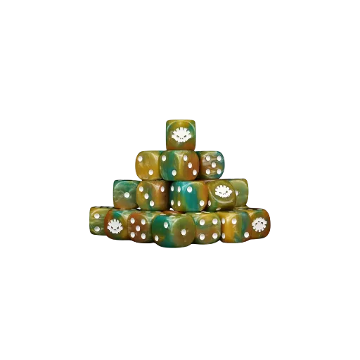Aztec 2 Dice 16mm Square (25 Stück)-Baron of Dice-Radaddel