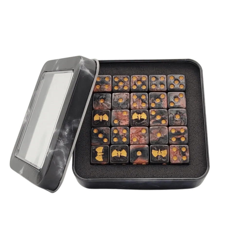 Angels Bloody Chalice Dice 12 mm (25 Stück)-Baron of Dice-Radaddel