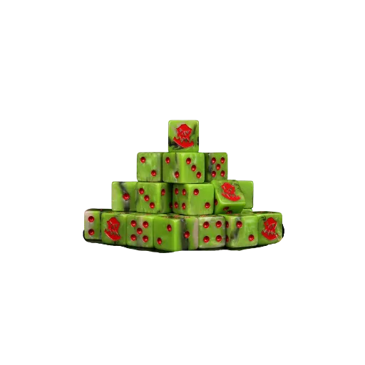 Orc OG Red Dice 16mm Square (25 Stück)-Baron of Dice-Radaddel