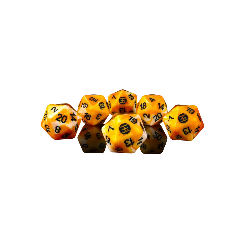 Infinity Yu Jing Official D20 (6 Stück)-Baron of Dice-Radaddel