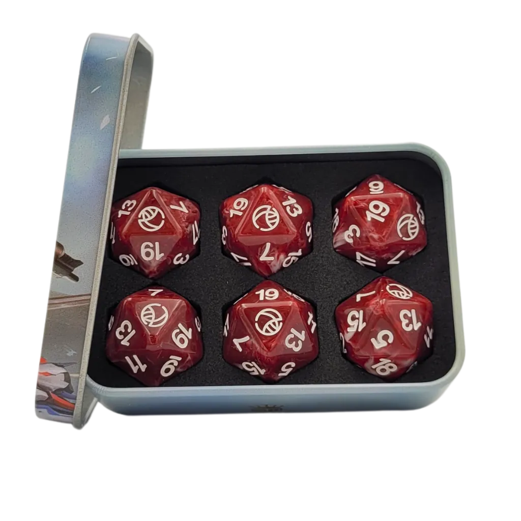 Infinity Offical Morat D20 (6 Stück)-Baron of Dice-Radaddel