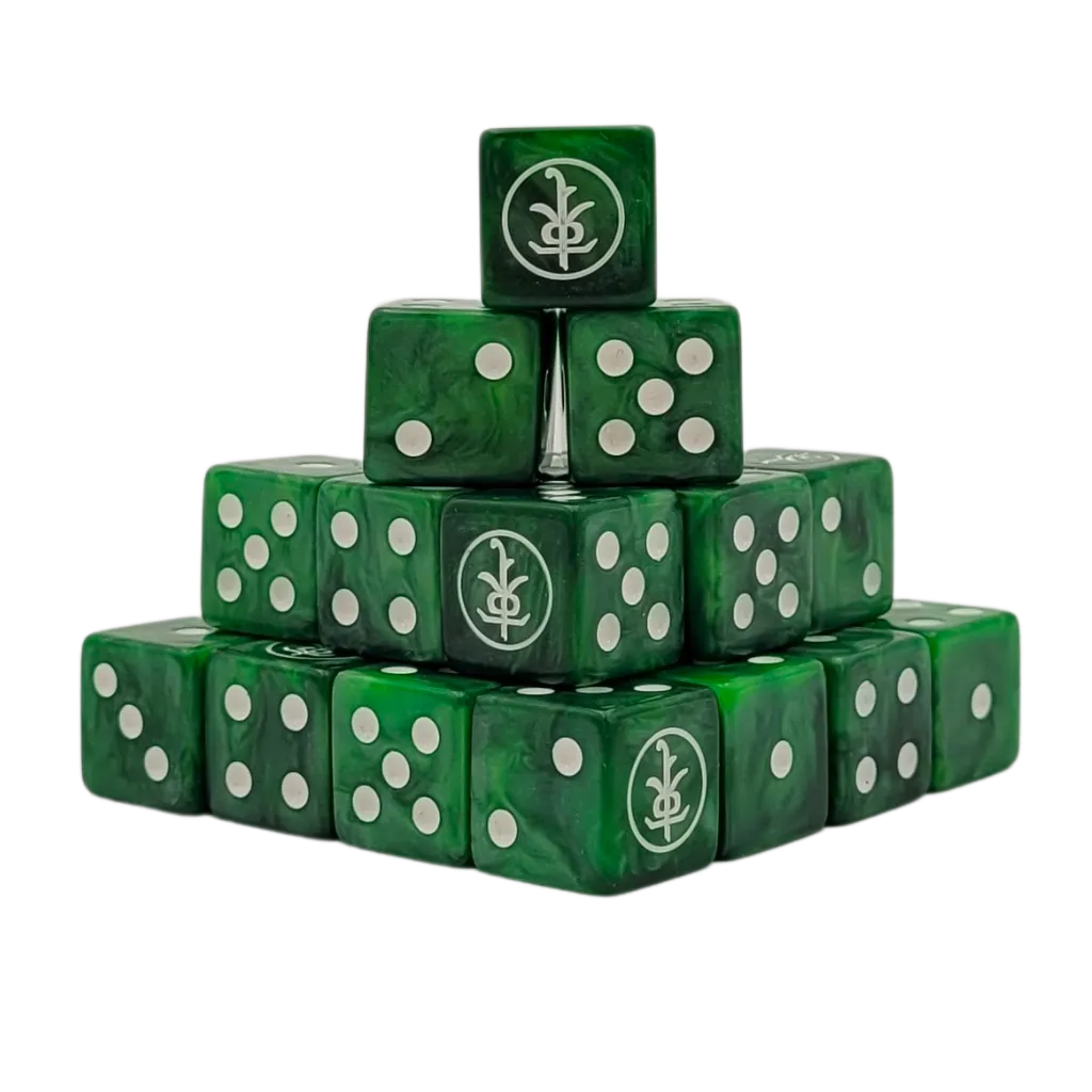 Halflings Green 16mm (25 Stück)-Baron of Dice-Radaddel