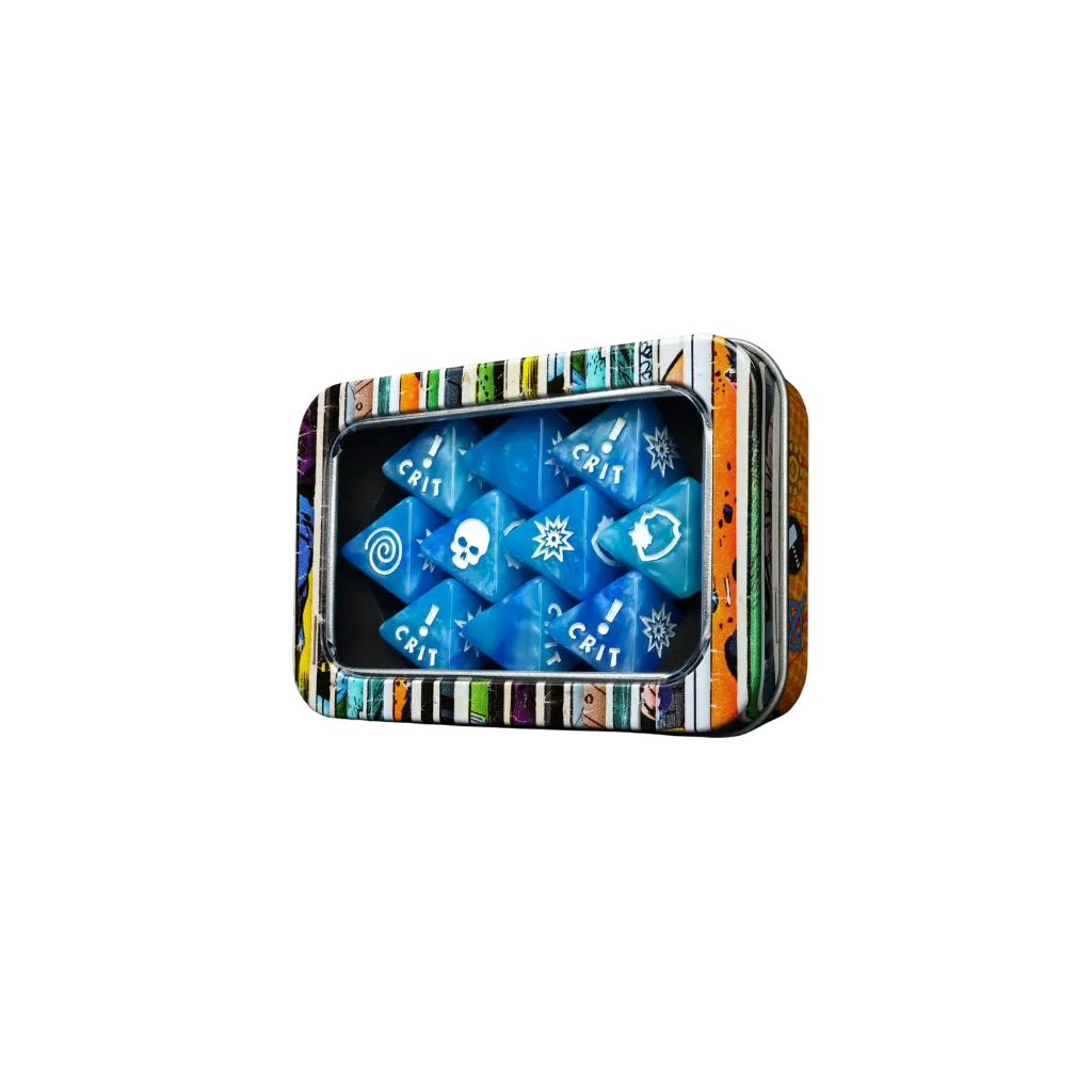 Superhero - Generic Blue Set D8 (10 Stück)-Baron of Dice-Radaddel